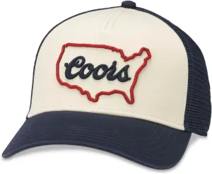 AMERICAN NEEDLE State Valin Snapback Trucker Cap, Beer Brand Hat, 22007A Adjustable OSFA