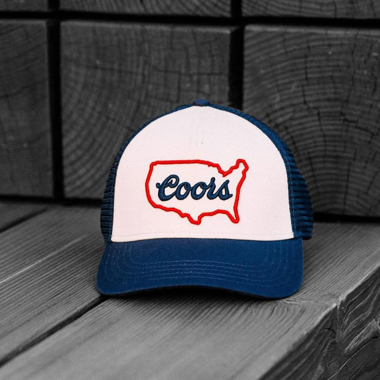 AMERICAN NEEDLE State Valin Snapback Trucker Cap, Beer Brand Hat, 22007A Adjustable OSFA