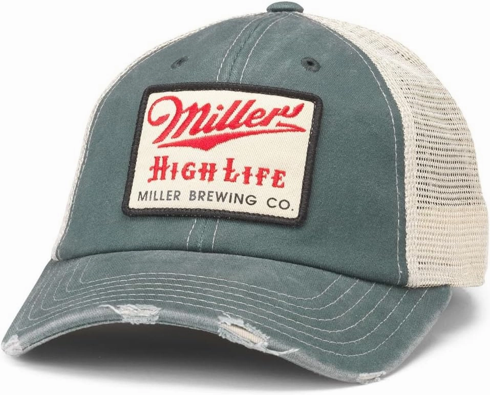 AMERICAN NEEDLE Miller High Life Beer Patch Unisex Adjustable Snapback Baseball Hat