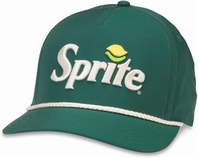 AMERICAN NEEDLE Sprite Traveler Adjustable Snapback Baseball Hat (22010A-SPRITE-GRN)