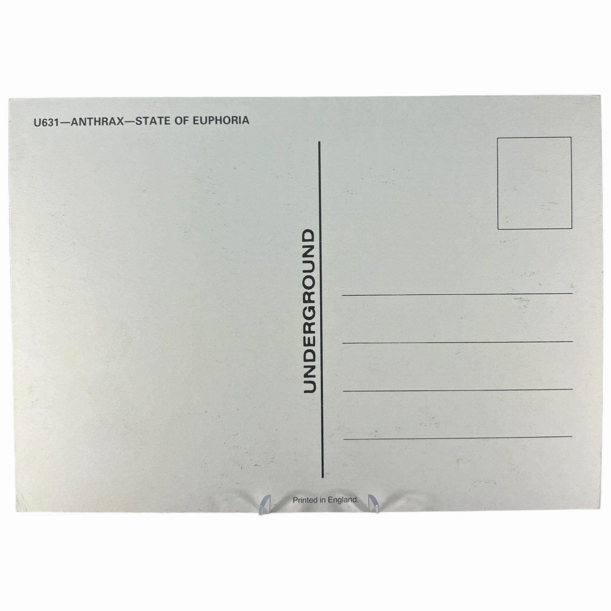 Anthrax State Of Euphoria Post Card