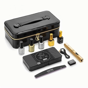 Apres Gel-X Nail Professional Starter Kit, 14 Sizes 00-9 w/ Half Sizes Included, Soft Gel Nail Tips Extension Kit, 2025 Edition (Natural Coffin Short)