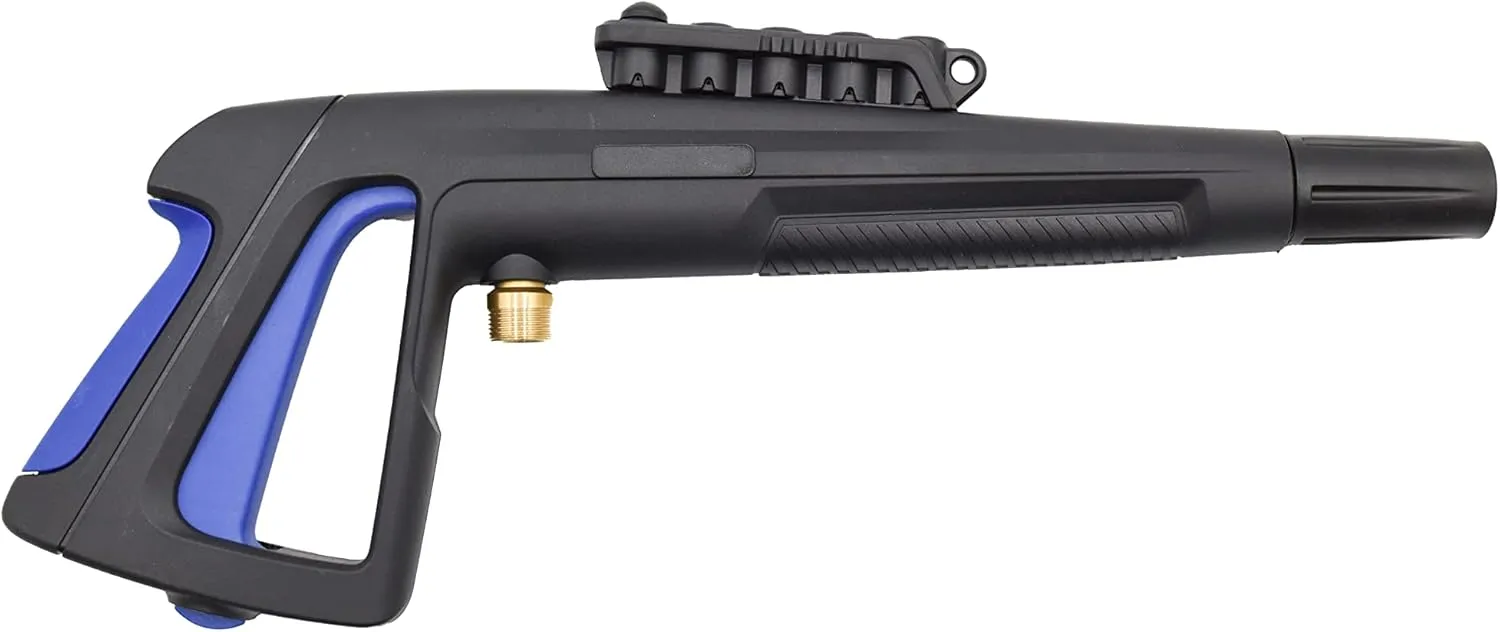 AR Blue Clean PW909300K Trigger Gun Kit. Electric Pressure Washer Trigger Gun Kit. Includes: Trigger Gun, M22 Lance, Foam Cannon, High Pressure Hose, Quick Connect Nozzles