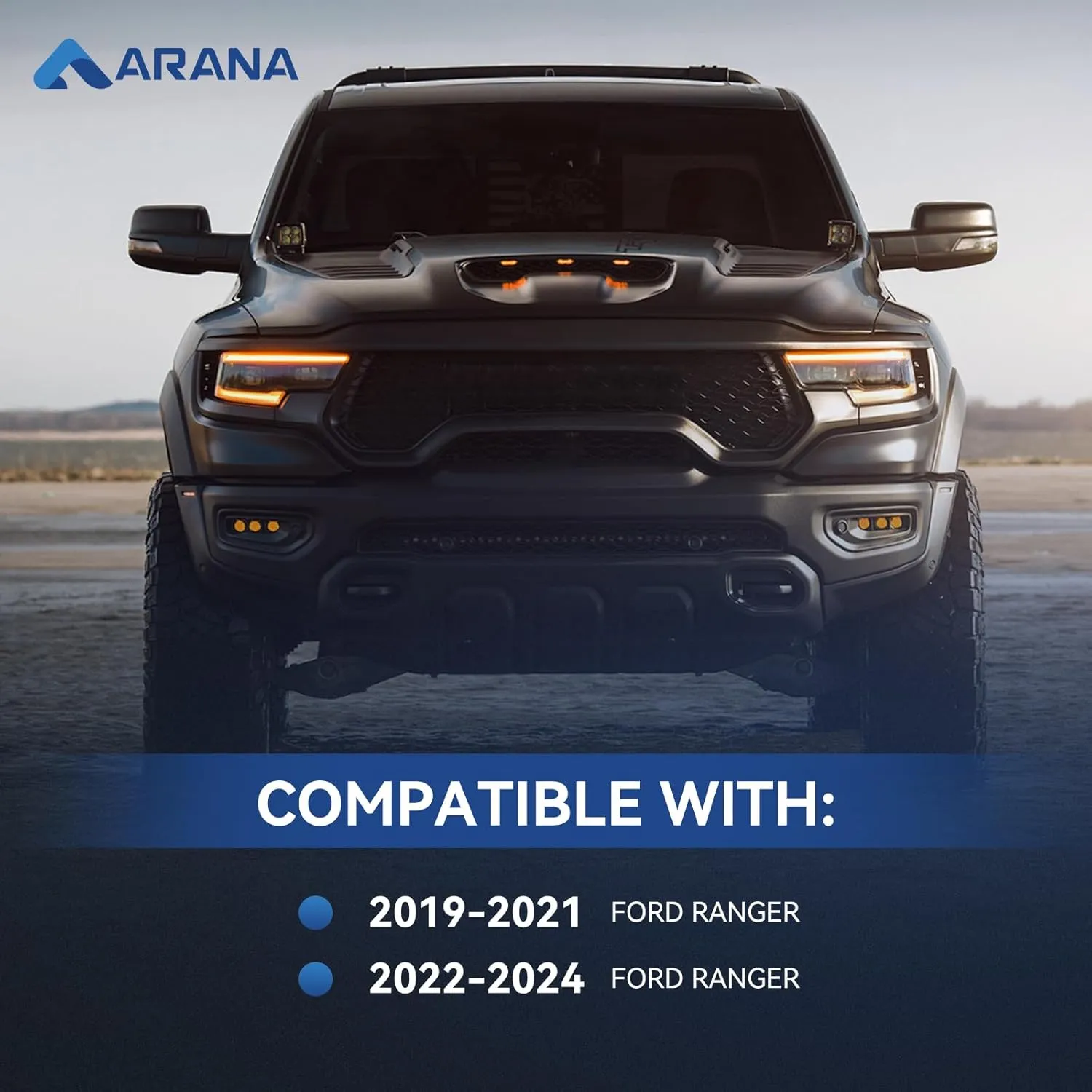 ARANA Tailgate Assist Shock for Ford Ranger, 2019-2024 Ford Ranger Tailgate Soft Open Accessories, 43206 Truck Tail gate Damper(All Tools Provided)