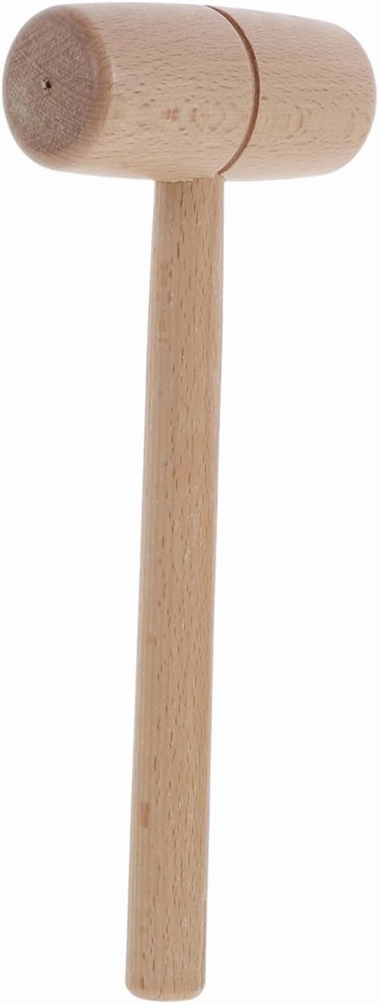 ARTIBETTER Tiny Carving Hammer Beechwood Working Mallet Precision Carving Tool for Leathercraft Woodworking
