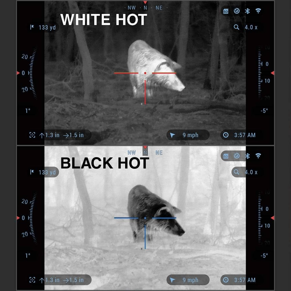 ATN Thor 4 Thermal Scope w/Video rec in HD, Smooth Zoom, Bluetooth and Wi-Fi (Streaming, Gallery & Controls)