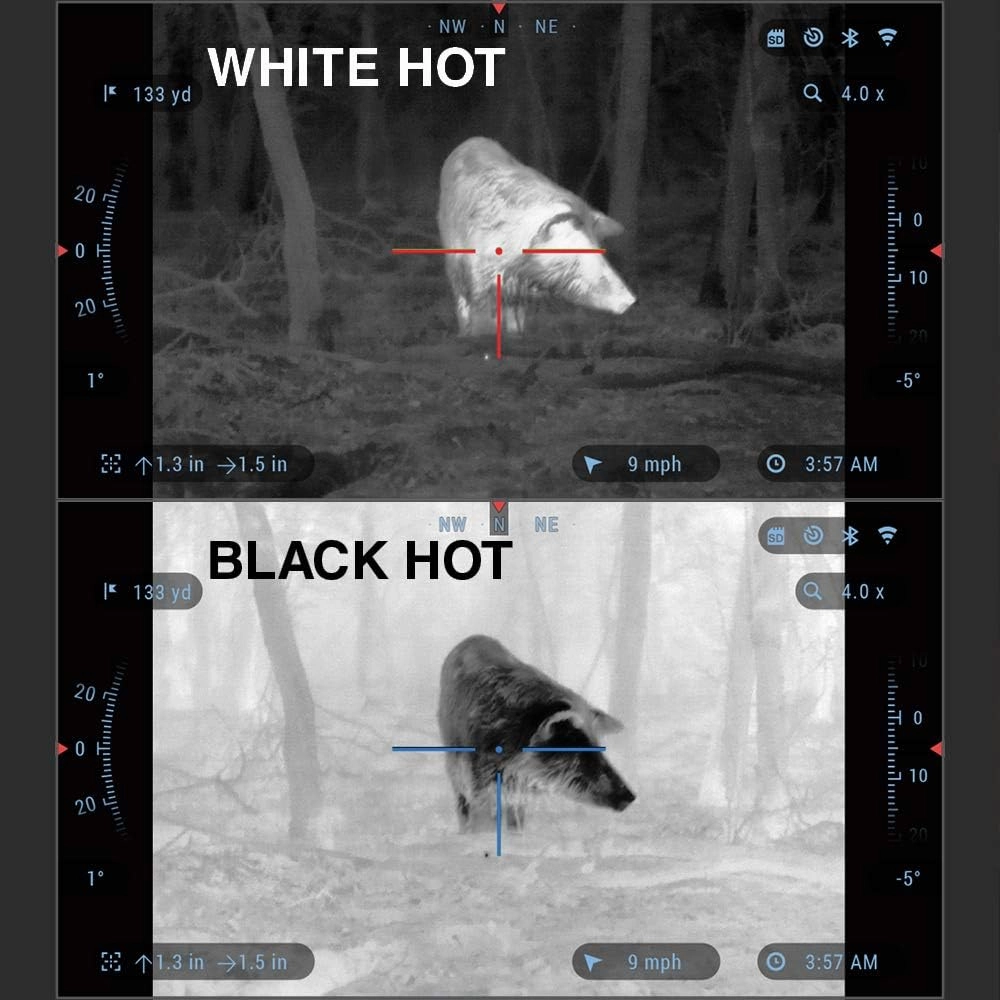 ATN Thor 4 Thermal Scope w/Video rec in HD, Smooth Zoom, Bluetooth and Wi-Fi (Streaming, Gallery & Controls)
