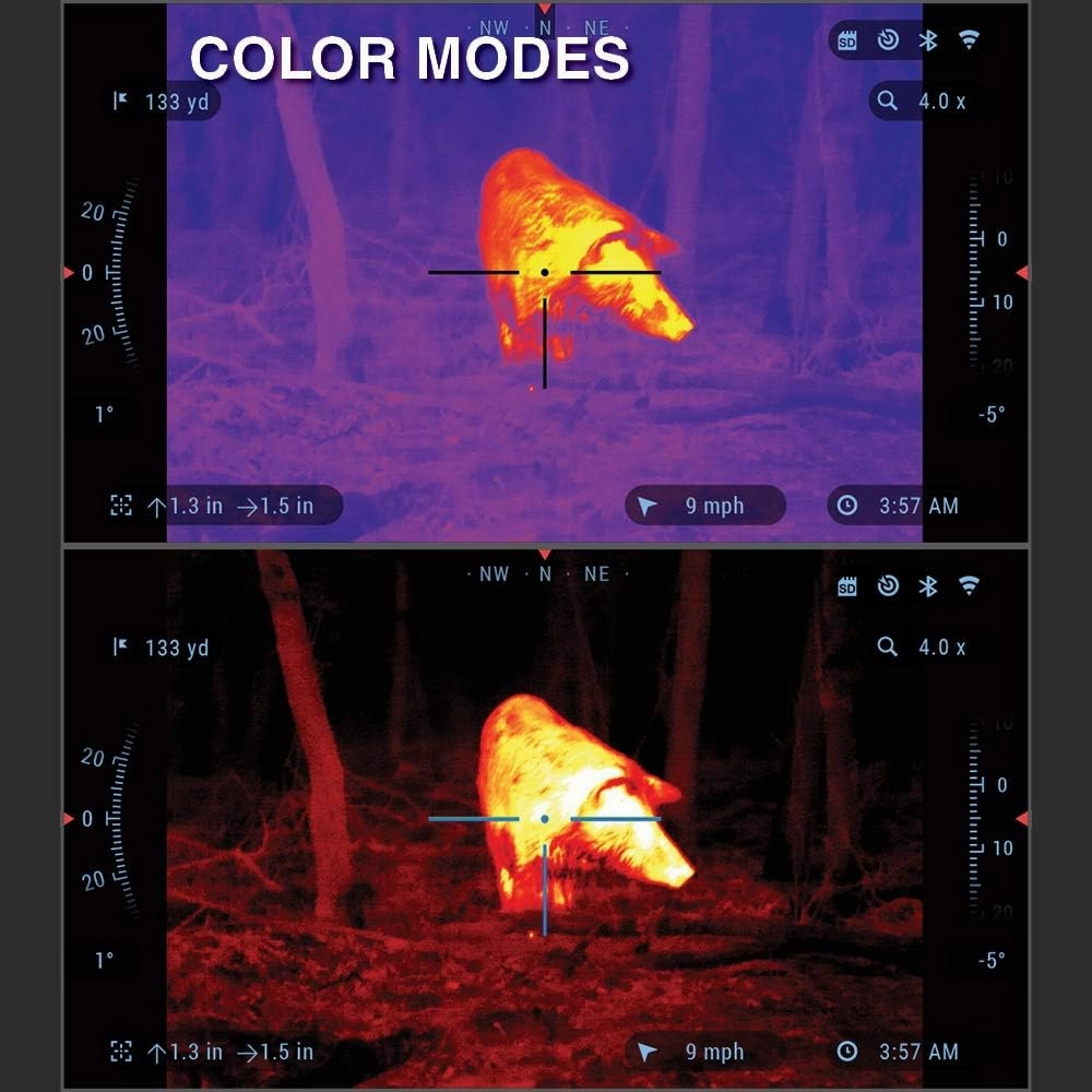 ATN Thor 4 Thermal Scope w/Video rec in HD, Smooth Zoom, Bluetooth and Wi-Fi (Streaming, Gallery & Controls)