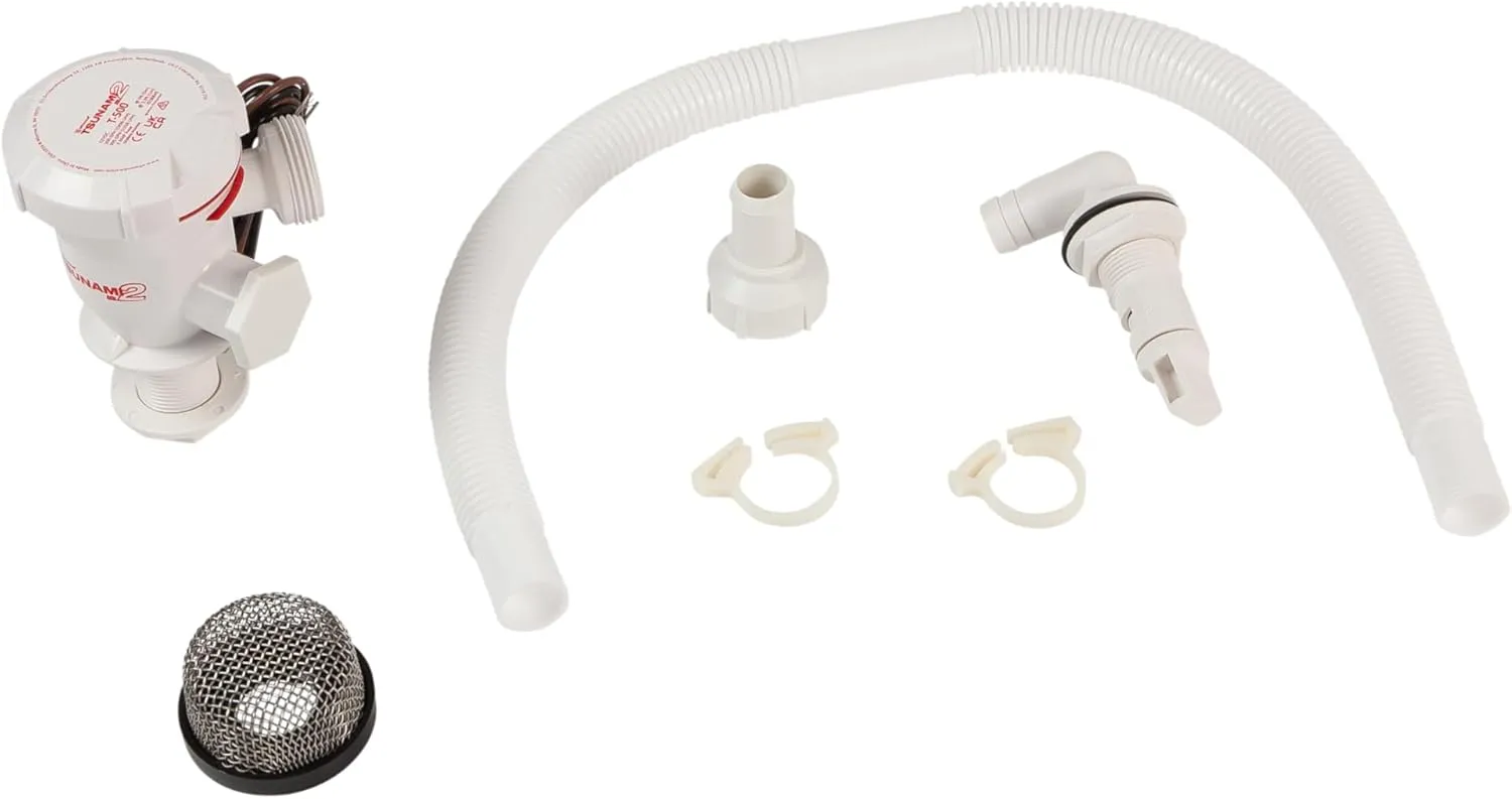 Attwood 5253-4 Tsunami Mk2 500 GPH Livewell Kit