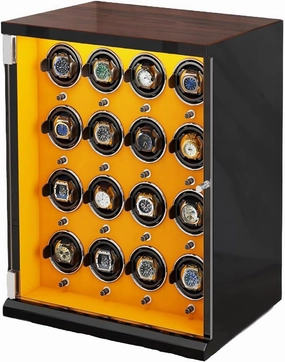 Automatic Watch Winder Box for 1/2/4/6/9/12/16 Watches 5 Rotation Modes for Men's and Women's Watches Storage Display Box