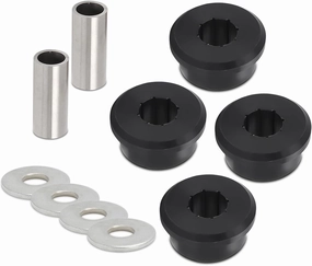 AUTOVIC Polyurethane Front Differential Side Mount Bushings Set Kit for Hummer H3 2006-2010 (Black)