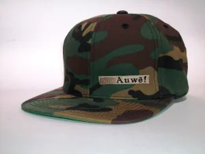 Auwē! woodland camo print adjustable hat