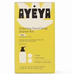 Ayeya Foaming Hand Soap Starter Kit - Hope