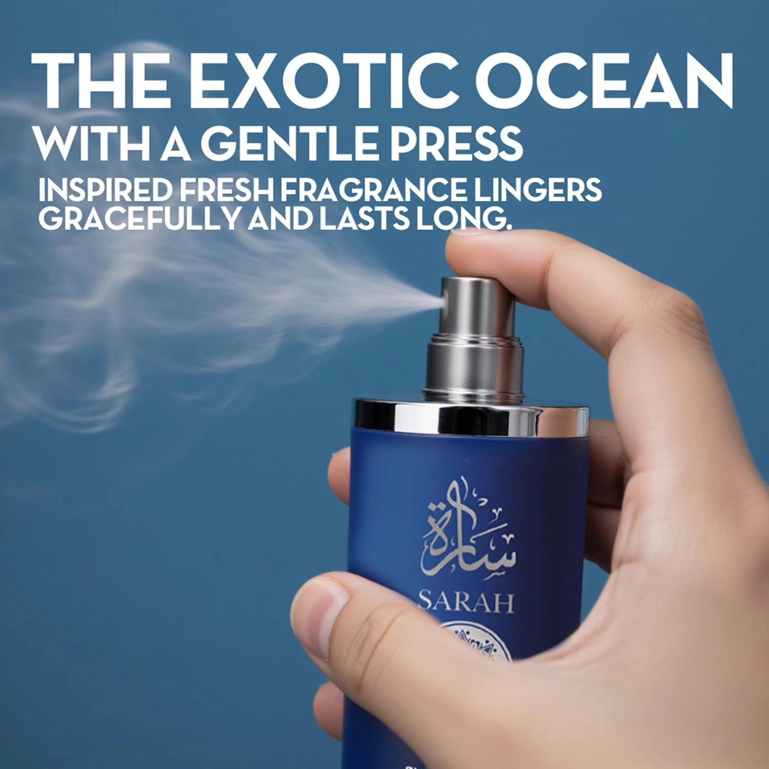 AZAD BLUE & Sarah Santorin Musk Men's Cologne Set | 2-in-1 Oceanic & Gourmet Perfume Gift for Men | Fresh Sea Lavender & Creamy Sarah Santorinlate Scent | Long-Lasting Eau de Parfum Fragrance