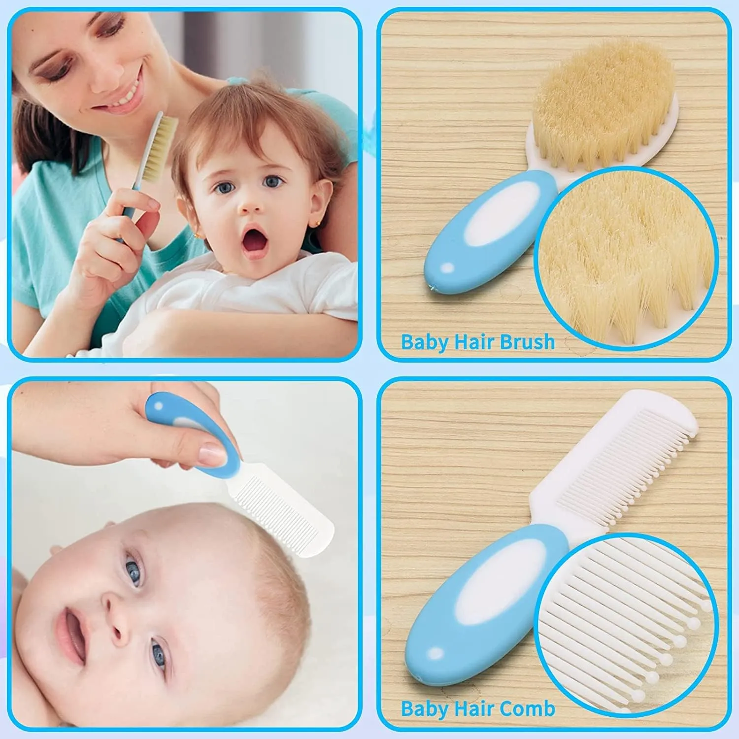 Baby Healthcare and Grooming Kit for Newborn Kids, 31PCS Upgraded Safety Baby Care Kit, Newborn Nursery Health Care Set, Baby Electric Nail Filer Kit, Infant Baby Care Products