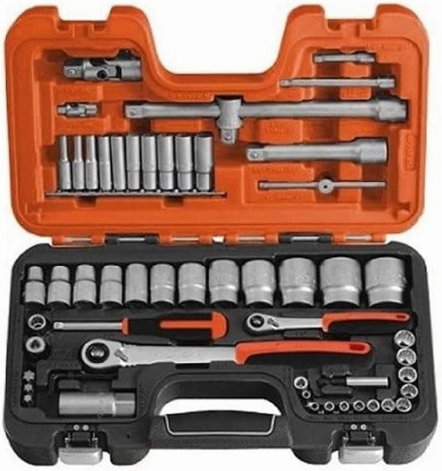 Bahco S560 0.25/0.5-inch Square Drive Met Socket Set