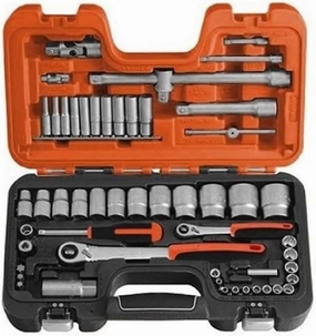 Bahco S560 0.25/0.5-inch Square Drive Met Socket Set