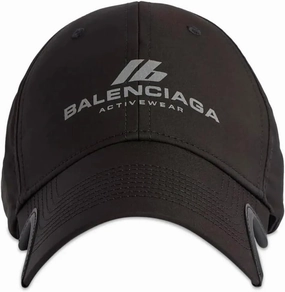 Balenciaga Black and Reflective Cap