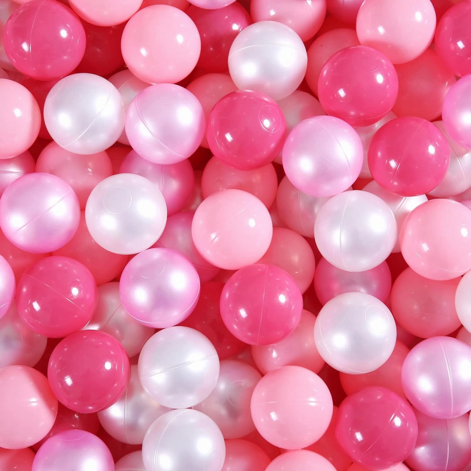 Ball Pit Balls Plastic Balls for Ball Pit Phathalate Free BPA Free Plastic Balls 100pcs 2.2" Set for Toddlers for Play Tent Tunnel