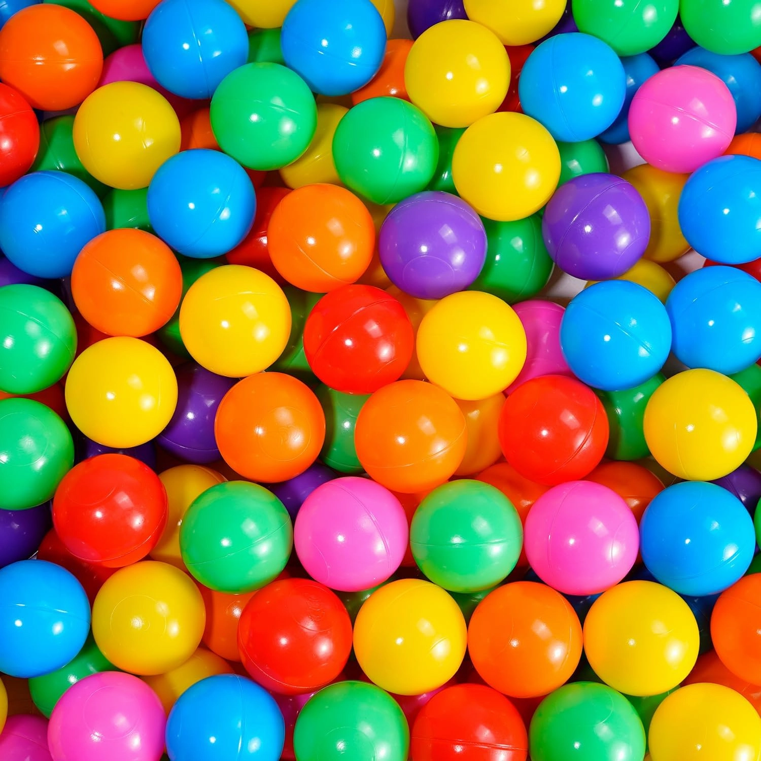 Ball Pit Pack of 100 - BPA Free, Crush Proof Plastic Balls for Tent, Playhouse, Children's Toy, Party - Macaron Ocean Colors 2.15 Inch