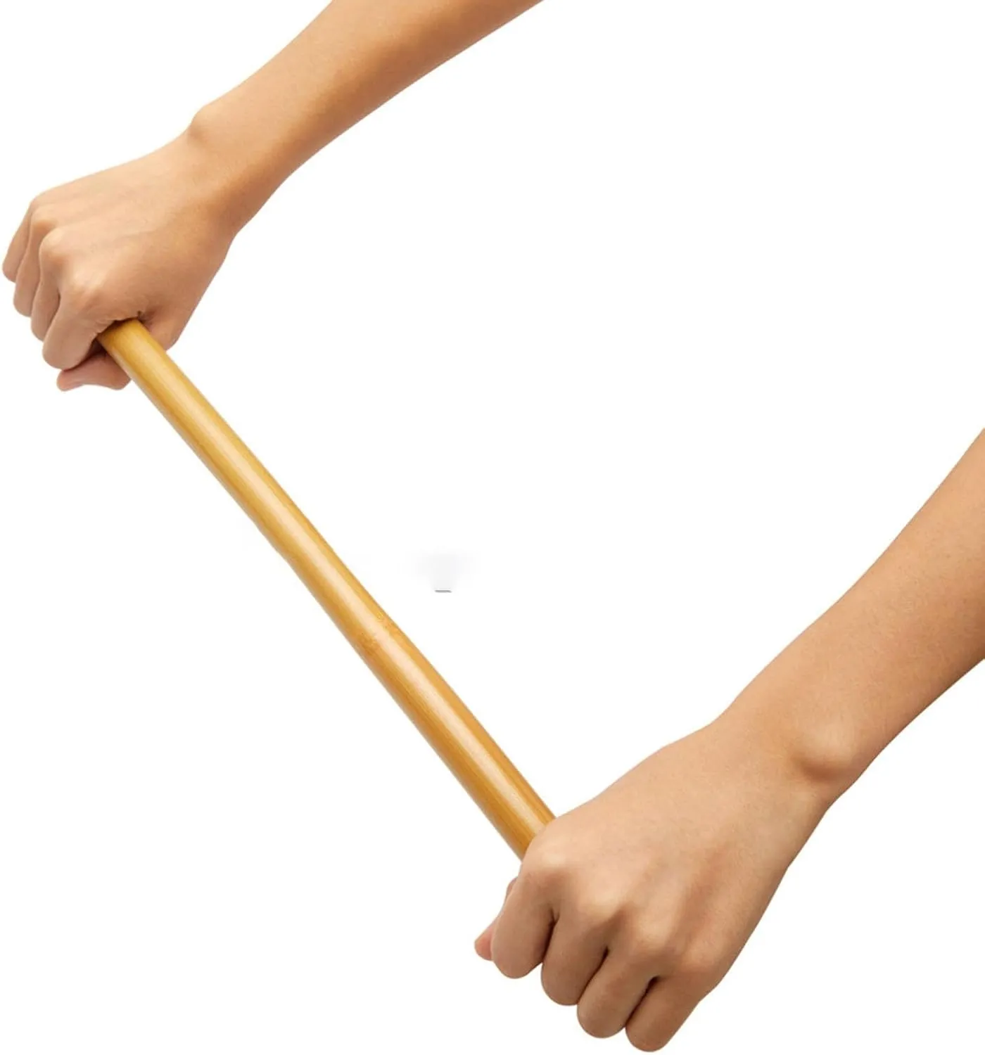 Bamboo Roller Massage Stick 60cm for Neck and Back, 60x3cm with Bag