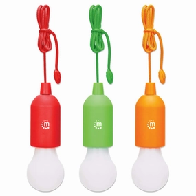 Battery-powered Hanging LED Light - 3-Pack