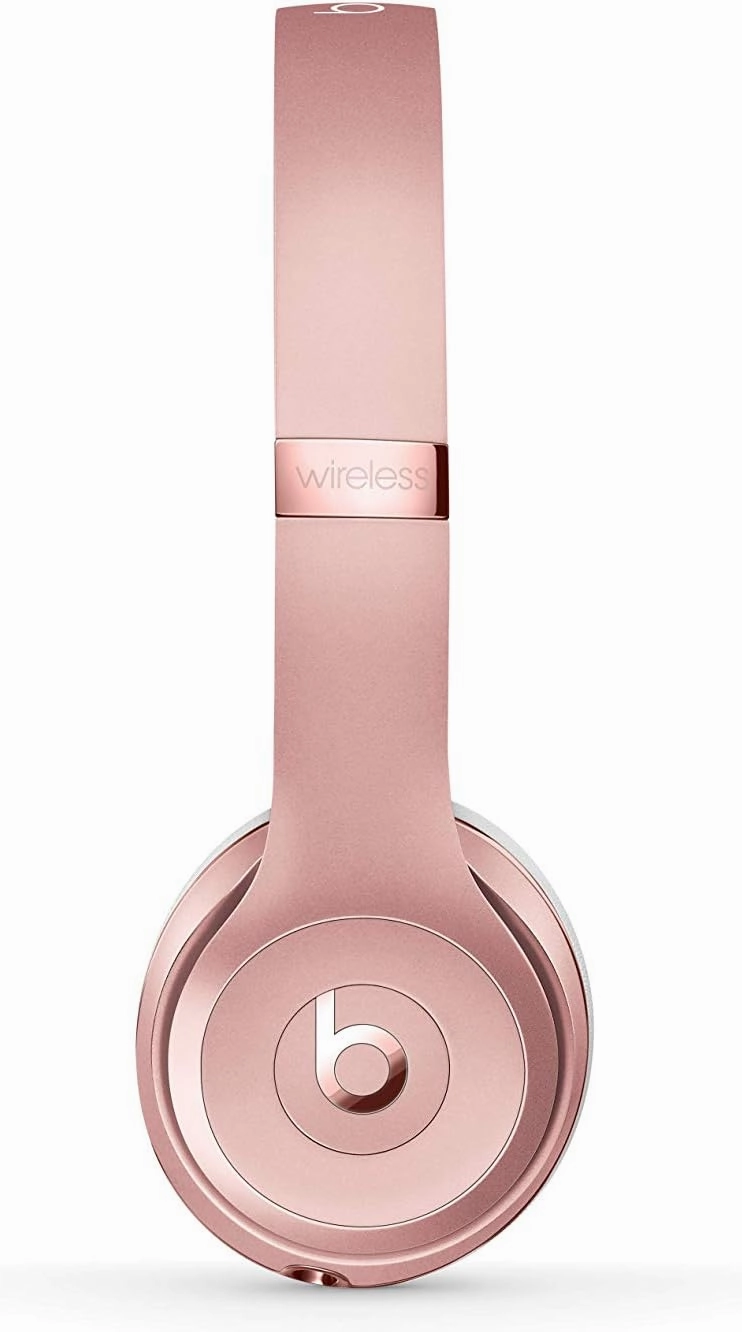 Beats Solo3 Wireless On-Ear Headphones - Apple W1 Headphone Chip, Class 1 Bluetooth, 40 Hours of Listening Time - Rose Gold (Previous Model)