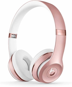 Beats Solo3 Wireless On-Ear Headphones - Apple W1 Headphone Chip, Class 1 Bluetooth, 40 Hours of Listening Time - Rose Gold (Previous Model)