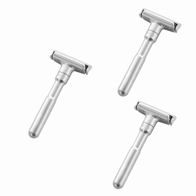 Beaupretty 3pcs Manual Double-sided Holder for Men Adjustable Shaving Machine Lightweight Design for Home and Travel Precision Shaving