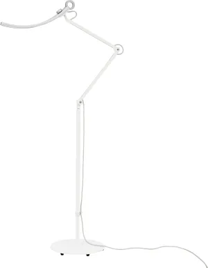 BenQ e-Reading Floor Lamp | Eye-Caring for Living Room, Bedroom, Home Office | Ultrawide, Bright, Dimmable with 13 Color Modes | Adjustable Arm | Matte Silver