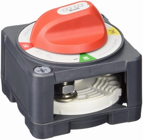 BEP 771-S-EZ Marinco Power Products Pro Installer 1-2-Both Off EZ-Mount Battery Selector Switch, Black