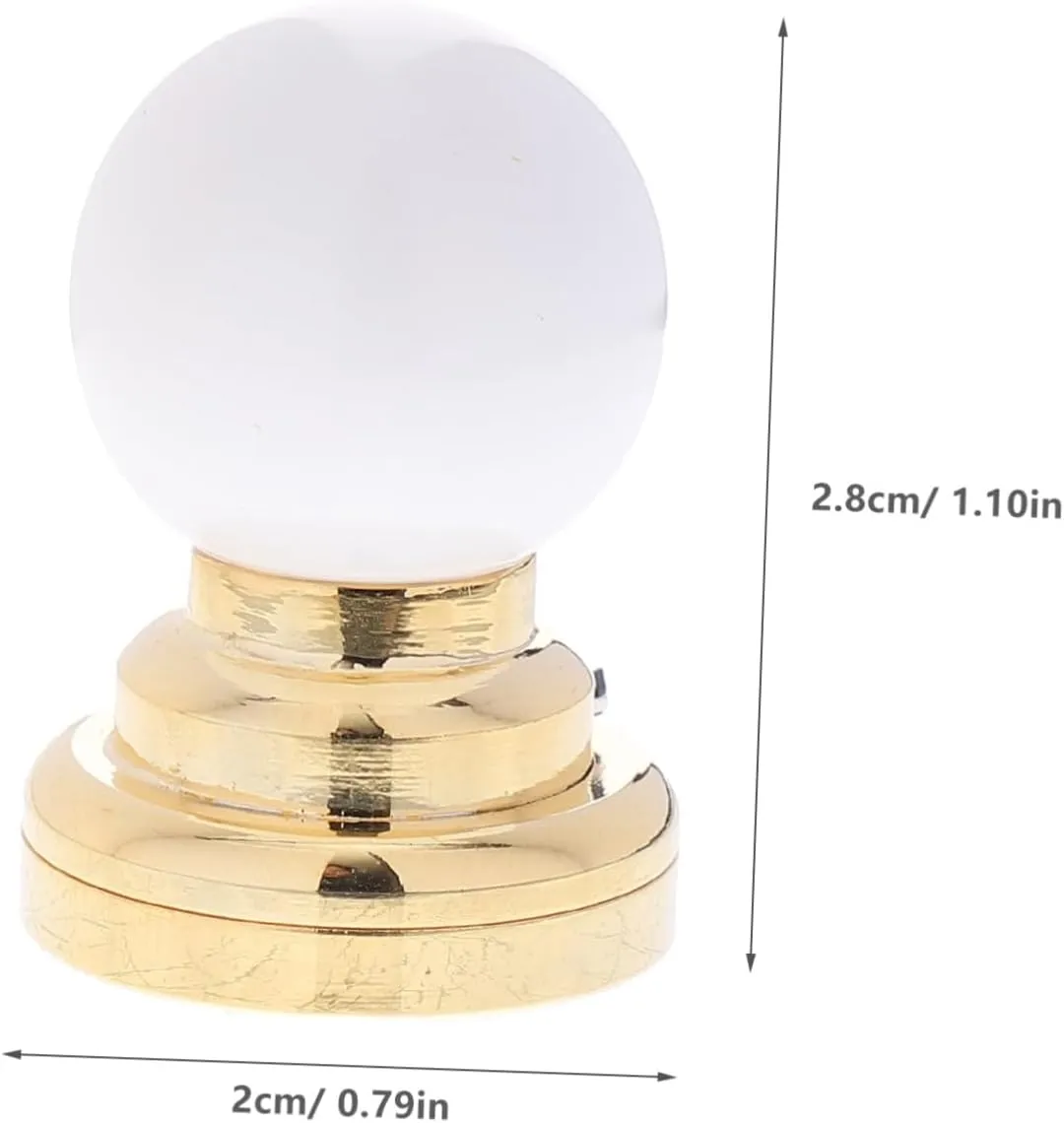BESPORTBLE 2pcs Mini Hanging Led Chandelier for Dollhouse Led Ceiling Lamp Dollhouse Electric Lights Home Decor Miniature Adornment