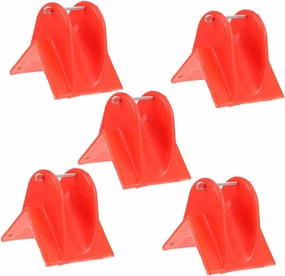 BESPORTBLE 5pcs Climbing Rope Edge Protectors -wear for Outdoor Mountaineering and Rescue Lightweight Rope for External Wall Safety