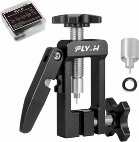 Bicycle Brake Hydraulic Hose Fitting Insert Tool,Bike Hydraulic Needle Driver Insertion Tool,Brake Lines Tubing Entry Device,MTB Road Bike Olive Head Press in Hydraulic Brake Lines Cutting Tools