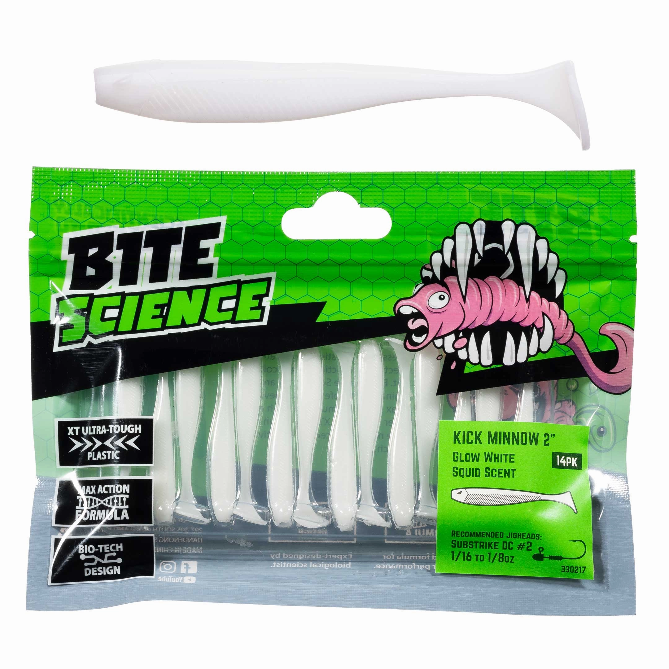 Bite Science Kick Minnow Soft Plastic Lures