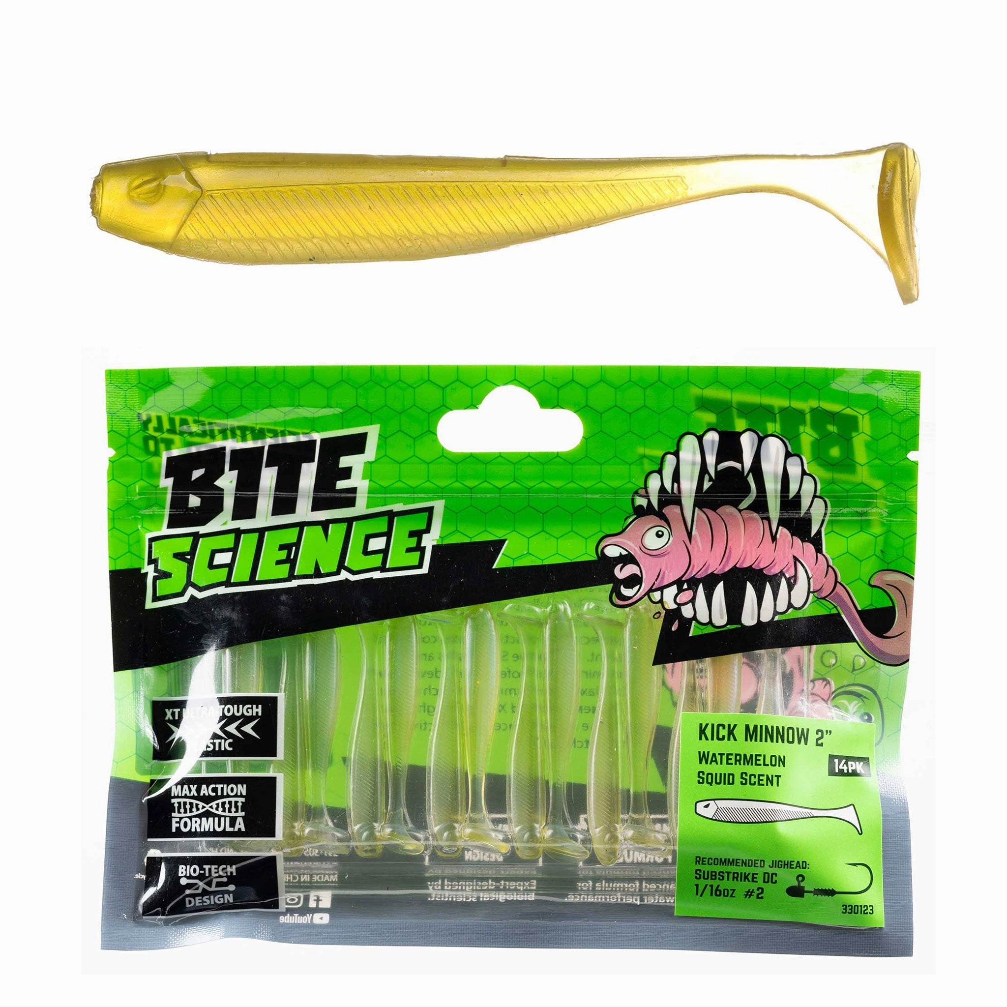 Bite Science Kick Minnow Soft Plastic Lures