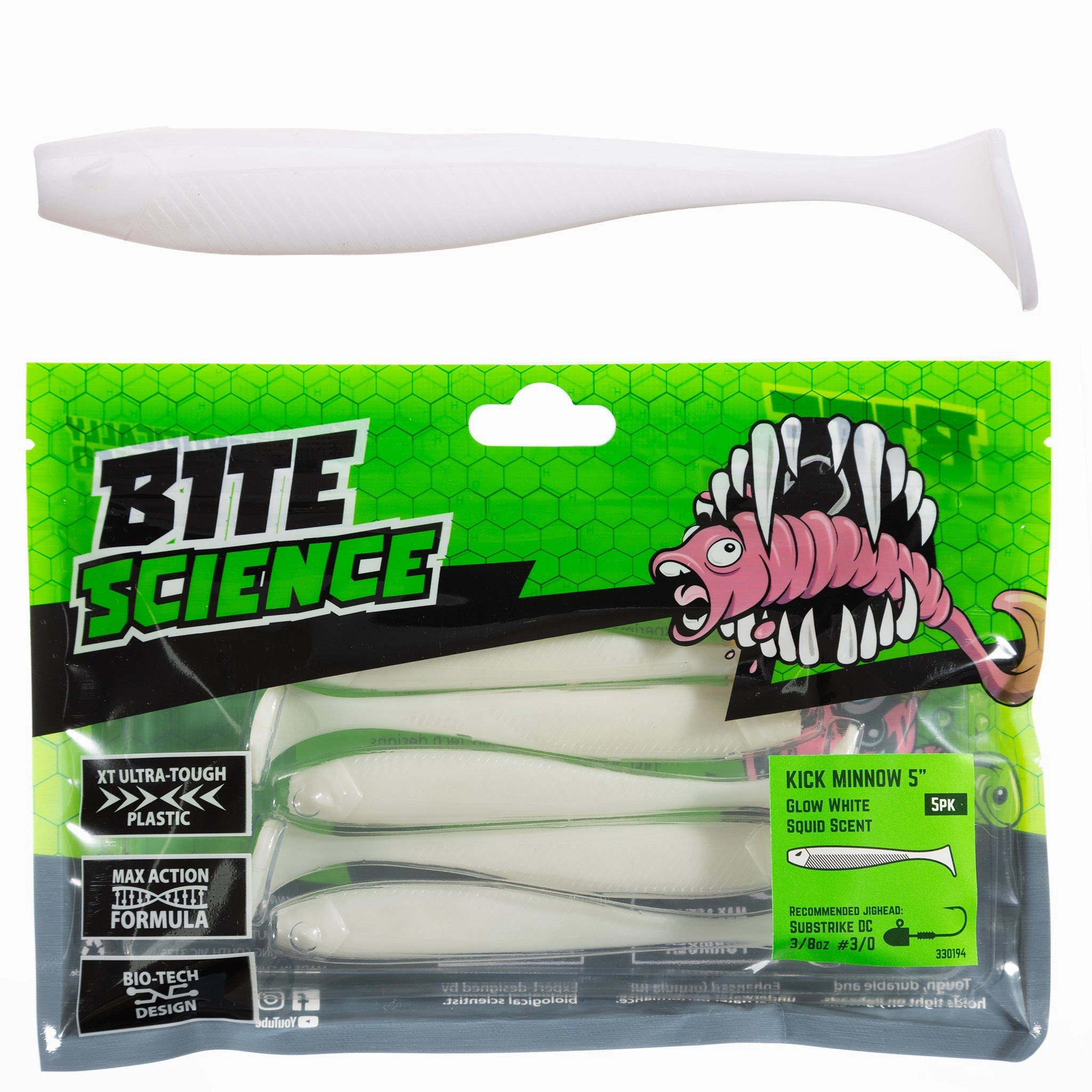 Bite Science Kick Minnow Soft Plastic Lures