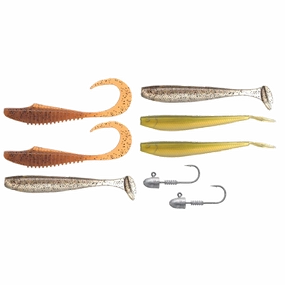 Bite Science Multi Pack Predator Soft Plastics Lures & Jigheads