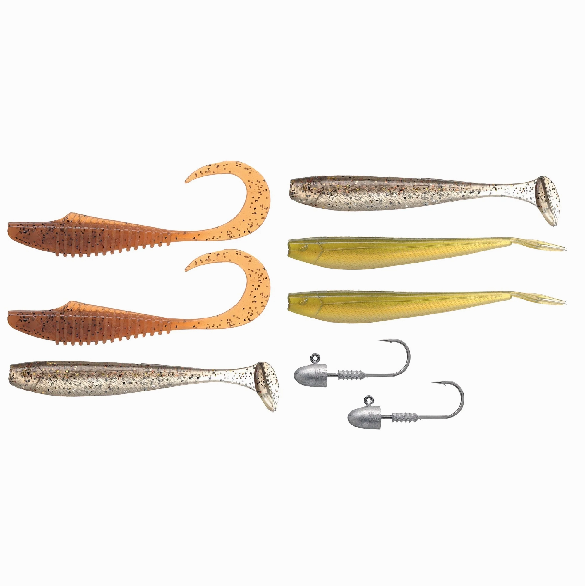 Bite Science Multi Pack Predator Soft Plastics Lures & Jigheads