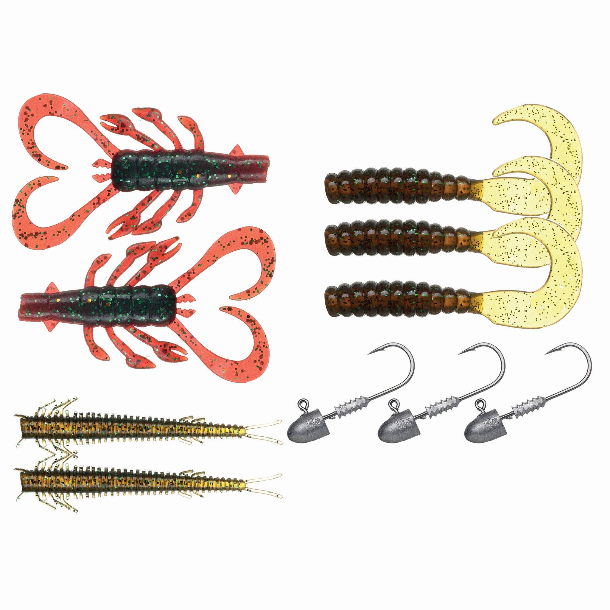Bite Science Multi-Pack Soft Plastic / Jighead