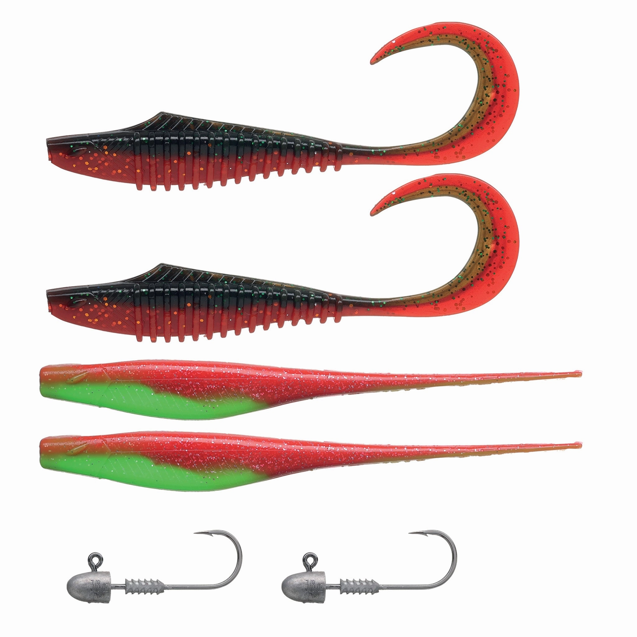 Bite Science Multi-Pack Soft Plastic / Jighead
