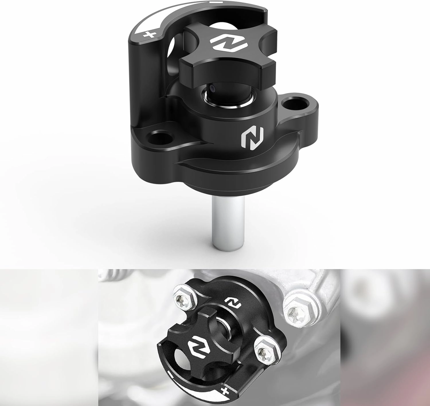 Black 2-Stroke Power Válvula Adjuster Compatible with KTM 150EXC 250EXC 300EXC 2023 Compatible with Husaberg TE250 TC300 TE300 TC250 2011-2014 See Fitment