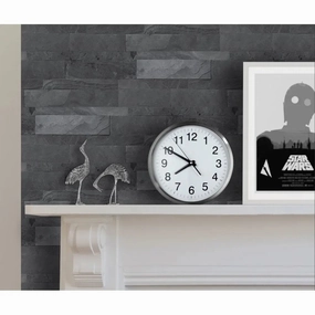 Black Slate Effect Self Adhesive Wall Tile 150x600mm