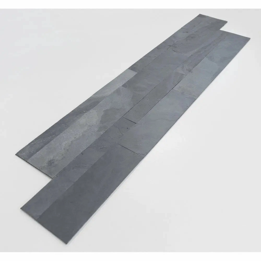 Black Slate Effect Self Adhesive Wall Tile 150x600mm