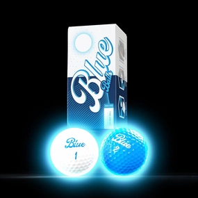 Blue Balls Premium LED Light Up Golf Balls | Glow in The Dark | Night Golf | Funny Gift | Bachelor Party