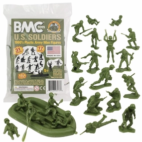 BMC Toys 48573 Plastic WWII Army Men US Soldiers