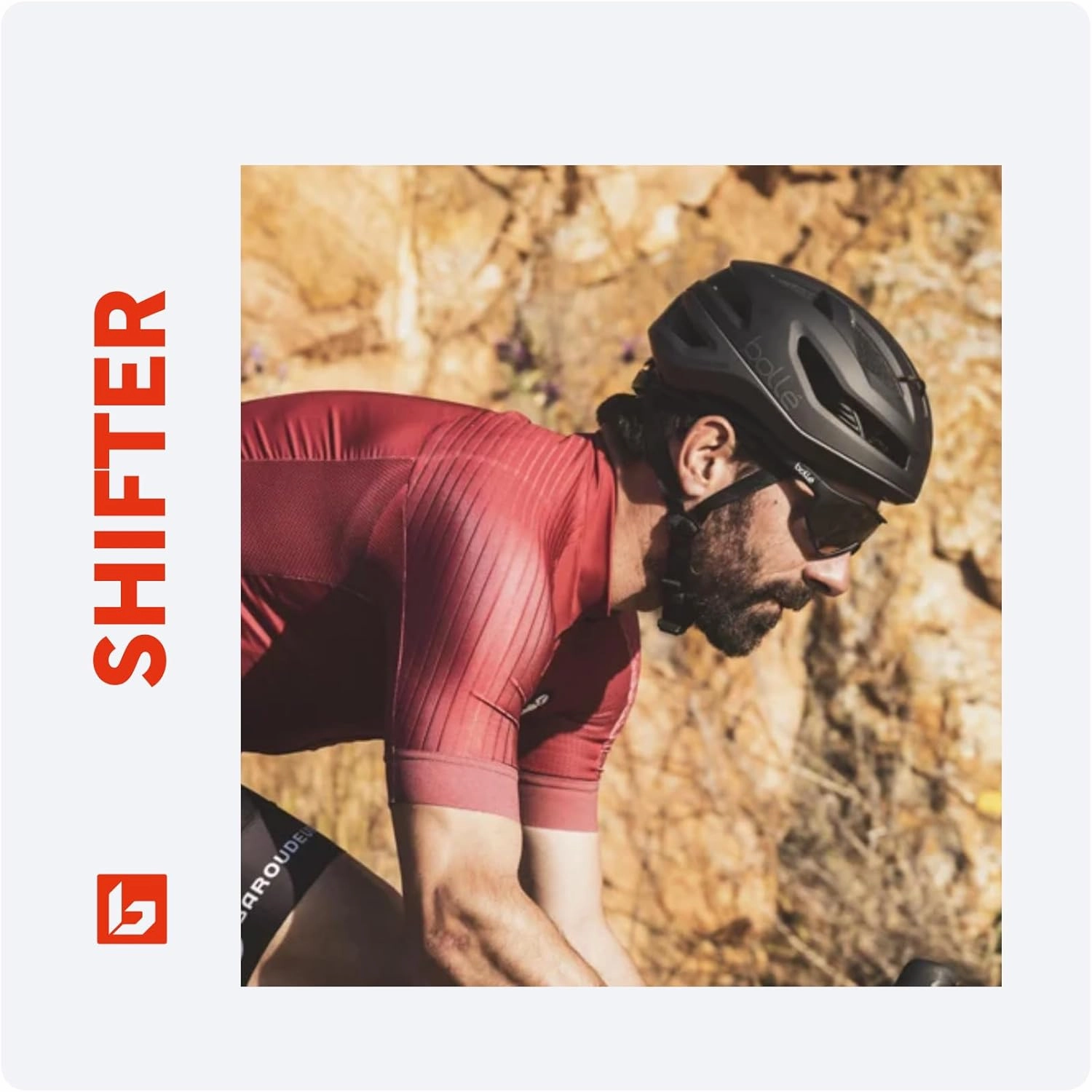 Bolle Shifter 55MM Shield Wrap Around Sunglasses for Men for Women   BUNDLE With Designer iWear Complimentary Eyewear Kit