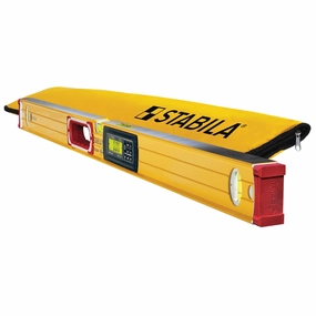 Bon Tool Stabila 36548 Type 196-2 Tech 48-Inch Digital Level IP65 Dust and Waterproof with Nylon Carrying Case - Made in Germany, Yellow