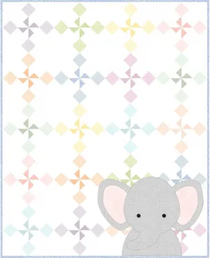 Bonnie Sullivan Little Lambies Woolies Flannel Ellie's Pinwheels Quilt Kit Maywood Studio