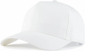 BOTVELA Men Adjustable Snapback Baseball Cap Vented Performance Laser Cut Mesh Hat